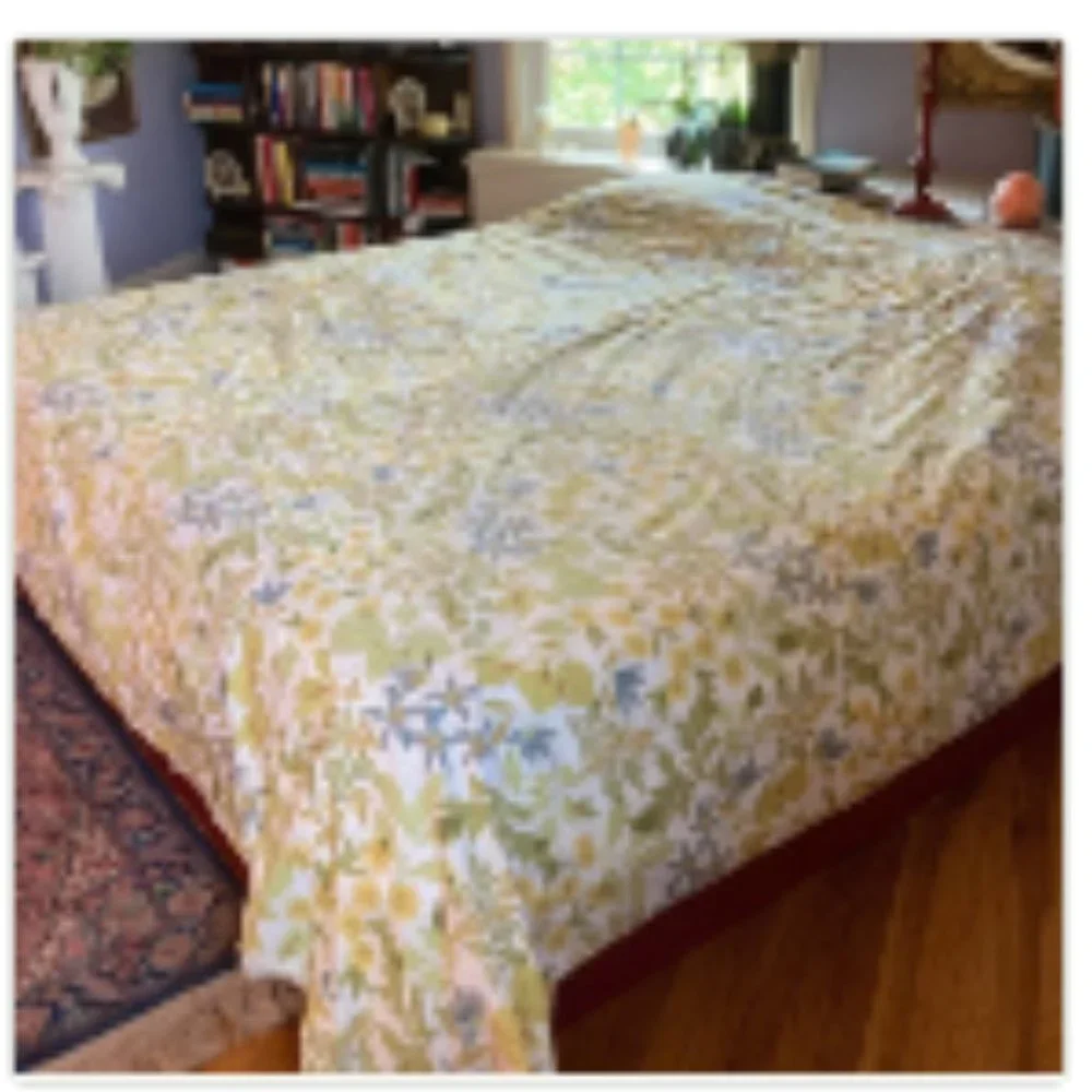 L.L. Bean Floral King duvet cover